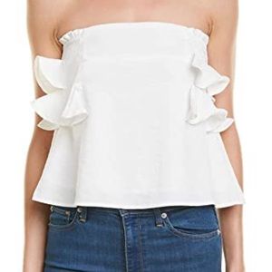 Line & Dot smocked top